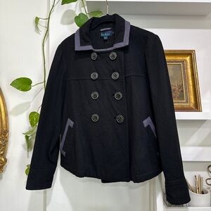 Boden | Black Wool Peacoat